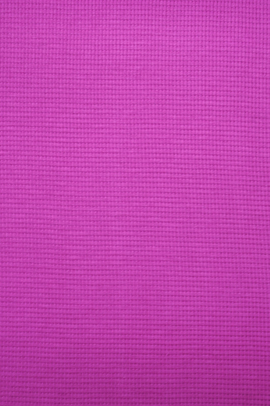 Waffeljersey uni pink