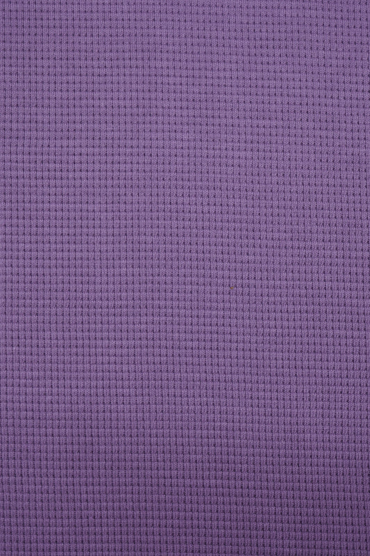 Waffeljersey uni lila