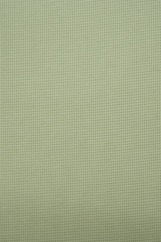 Waffeljersey uni olivegrün