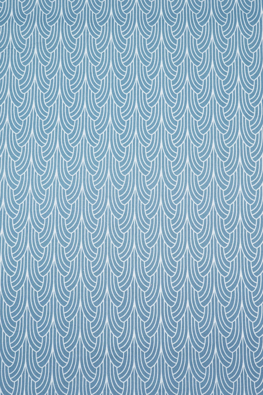 Baumwolle hellblau Muster