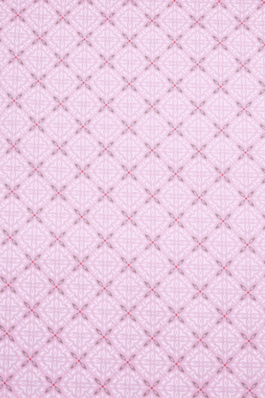Baumwolle rosa mit Ornamente