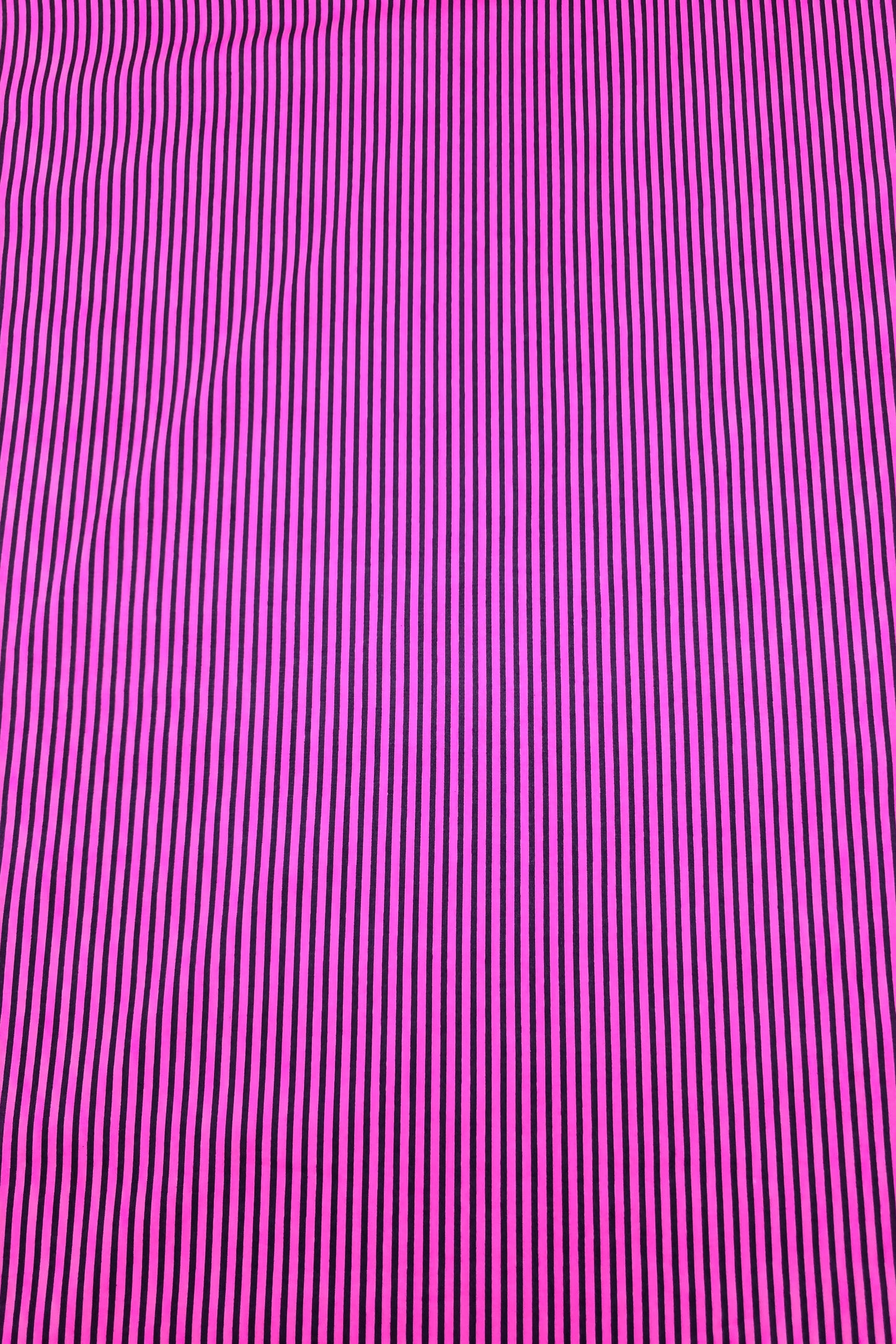Baumwolle Streifen pink-schwarz