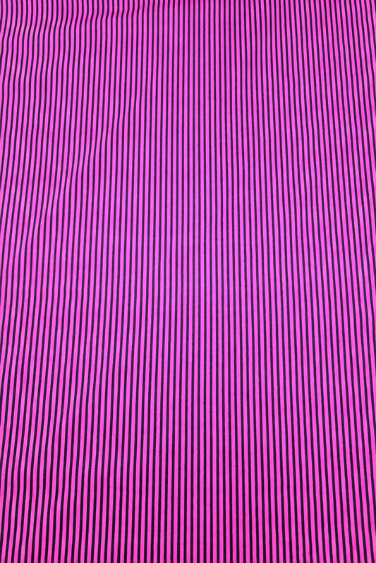 Baumwolle Streifen pink-schwarz