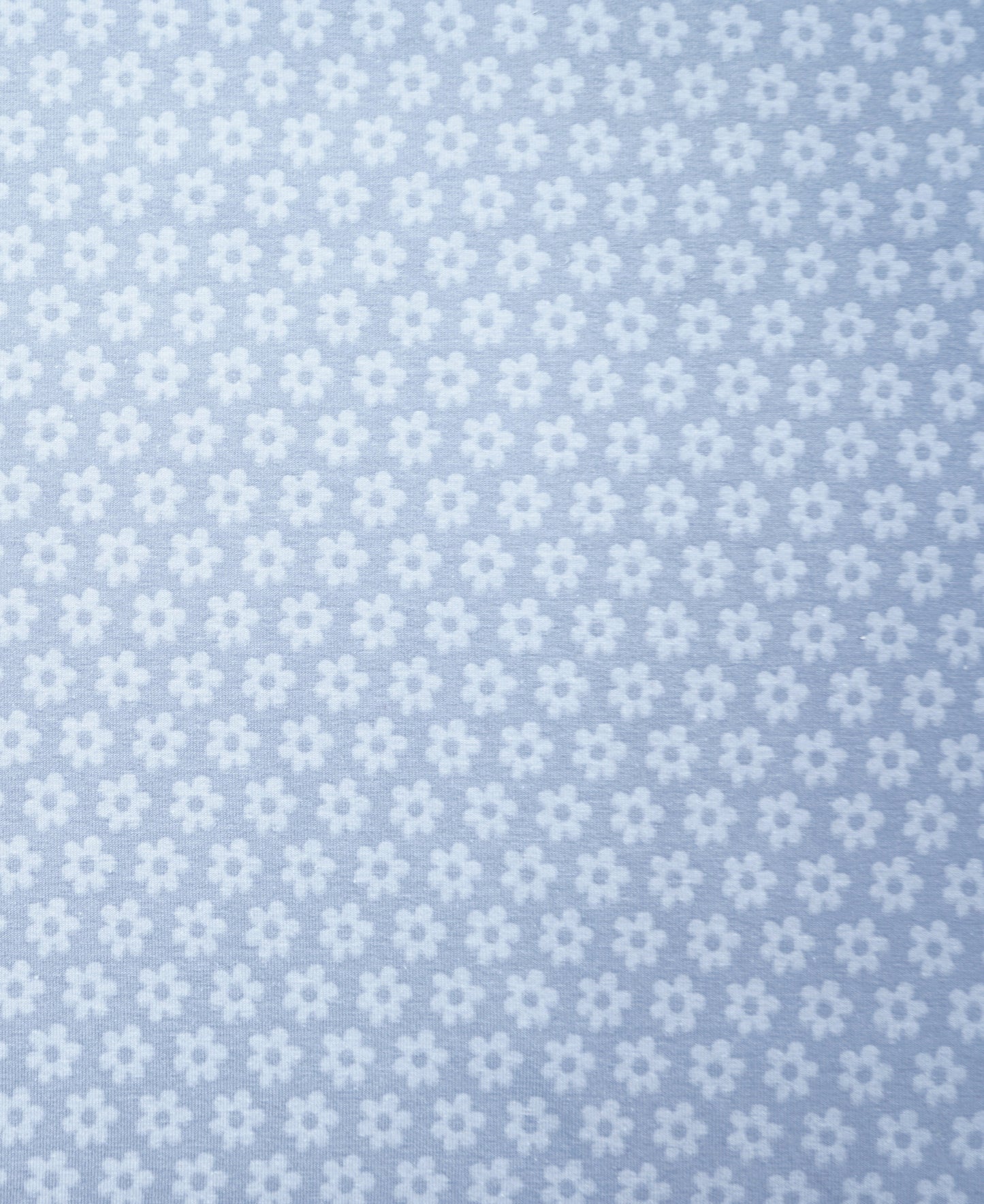 Jersey Blumen grau