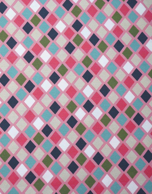 Jersey rosa Rauten