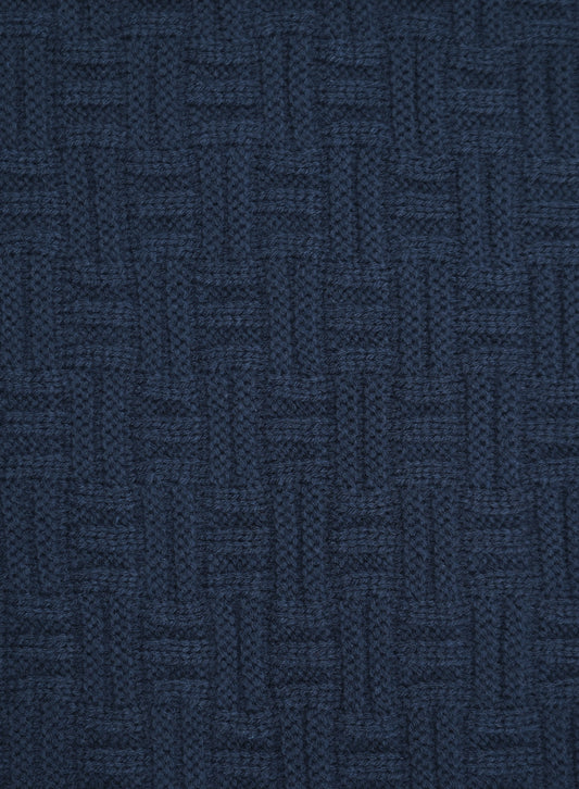 Strickstoff anthrazit & navy