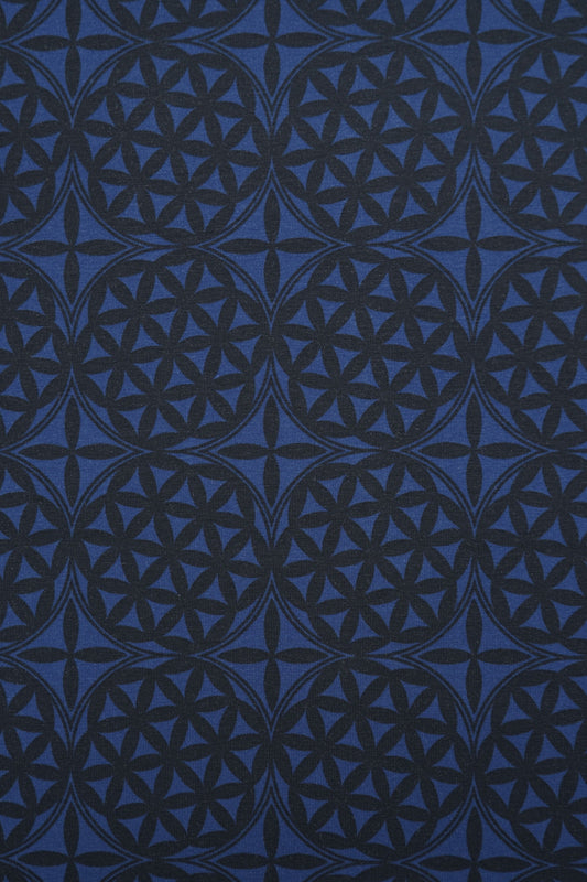 Jersey navy mit Rauten