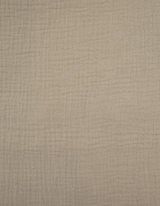 Musselin uni beige
