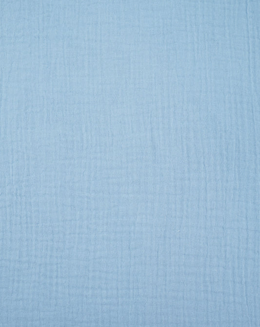 Musselin uni baby blau