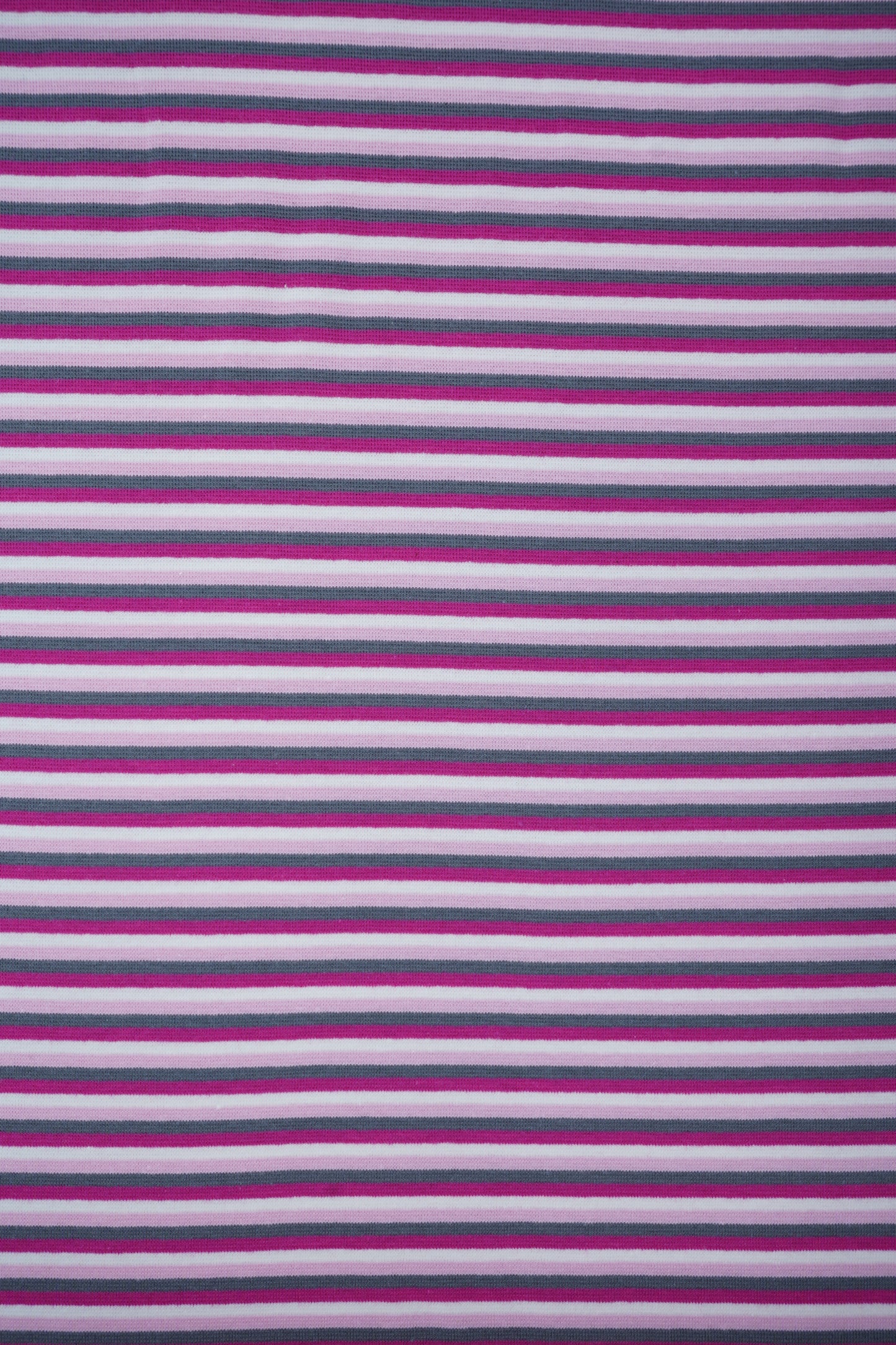Bündchen Streifen grau pink