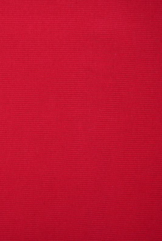 Bündchen rot feinripp