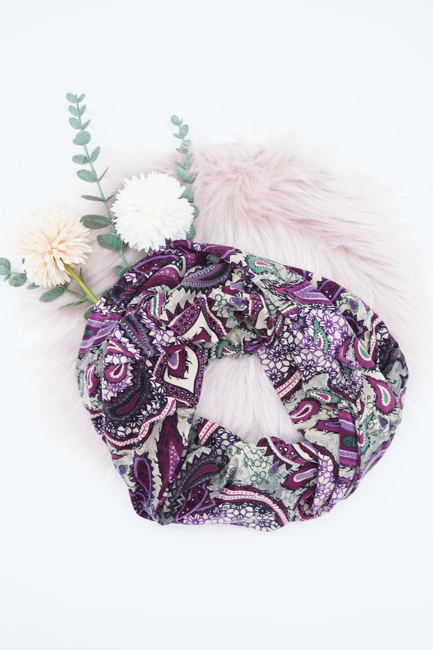 Loop-Schal Blümchen in versch. Farben