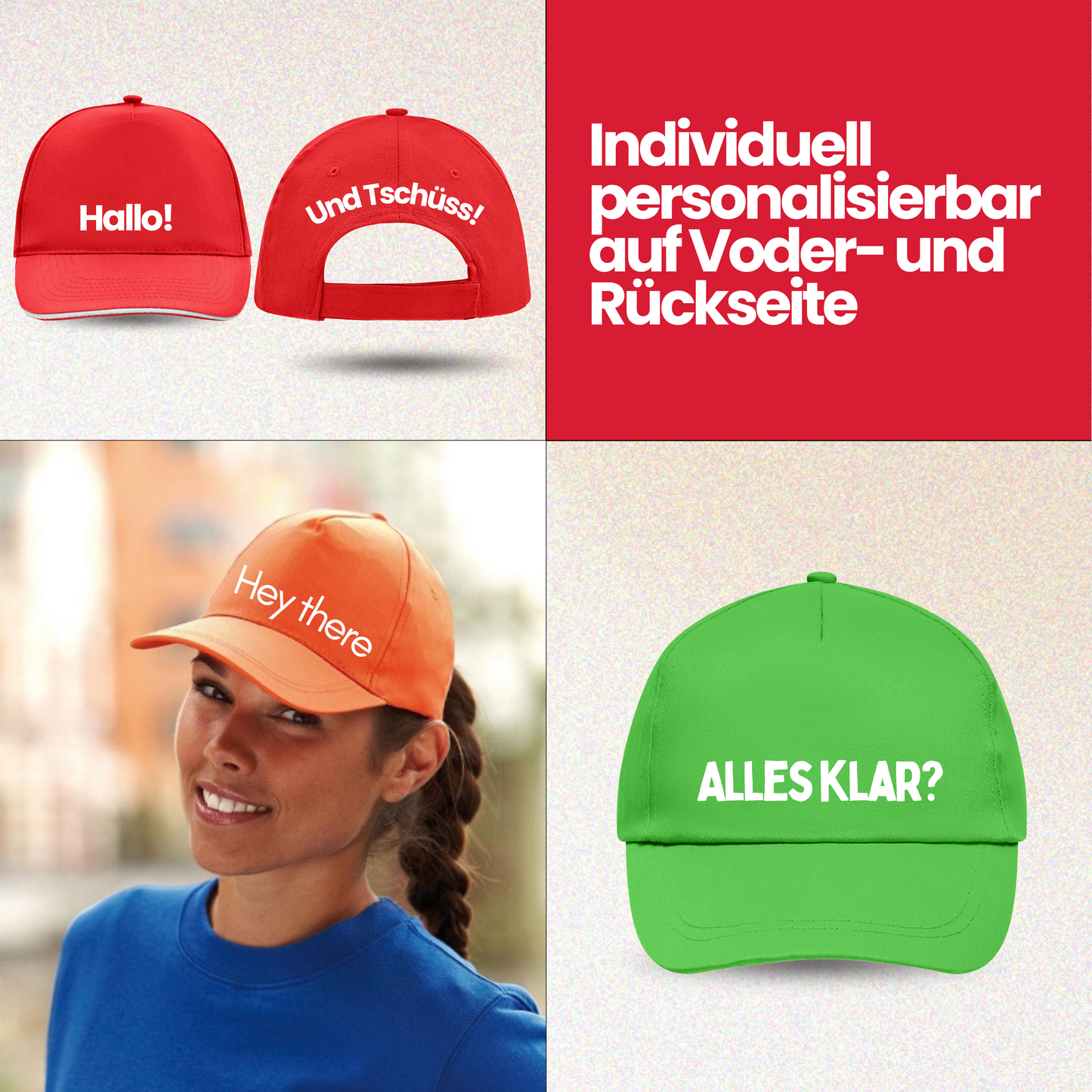 Caps bedrucken lassen, Sandwich Panel 6