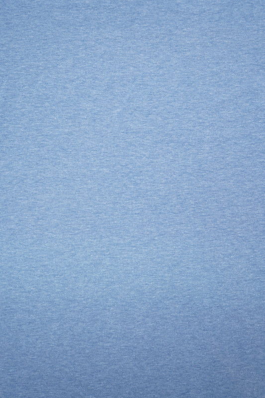 Jersey uni jeansblau melange