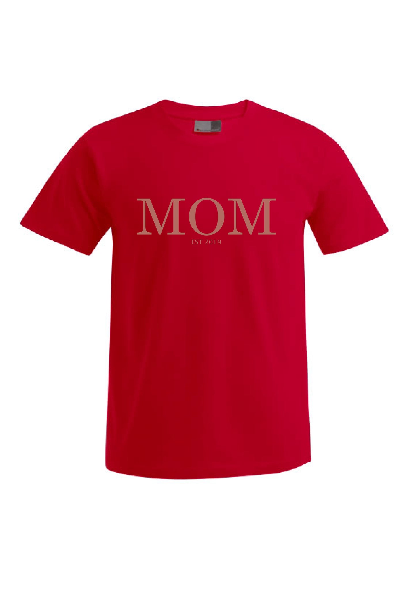 T-Shirt MOM - Est rosegold metallic