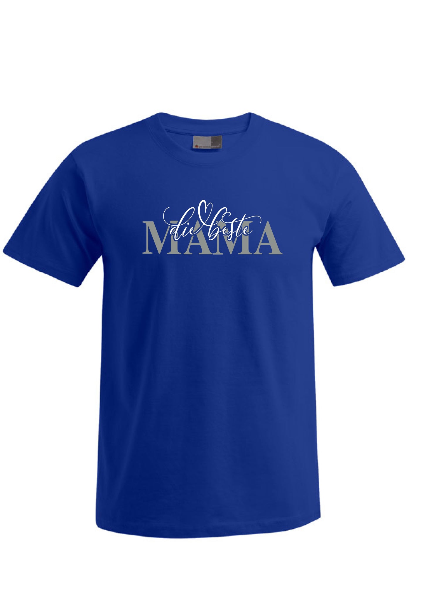 T-Shirt - beste MAMA silber weiß