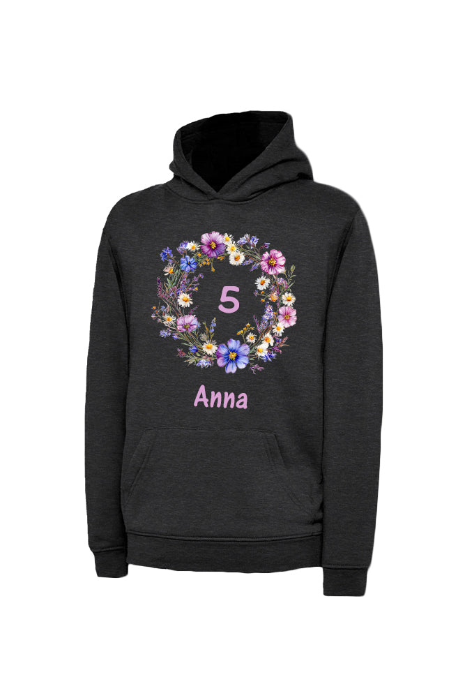 Kinderhoodie Mädchen - personalisierbar