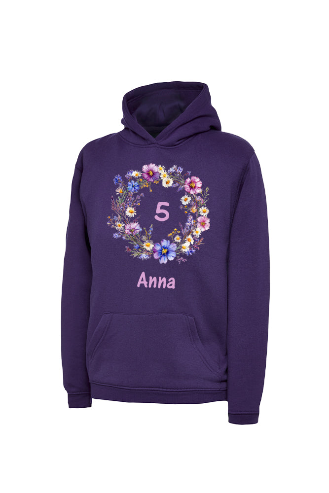 Kinderhoodie Mädchen - personalisierbar
