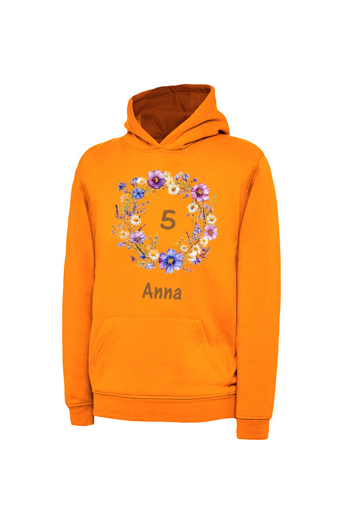 Kinderhoodie Mädchen - personalisierbar