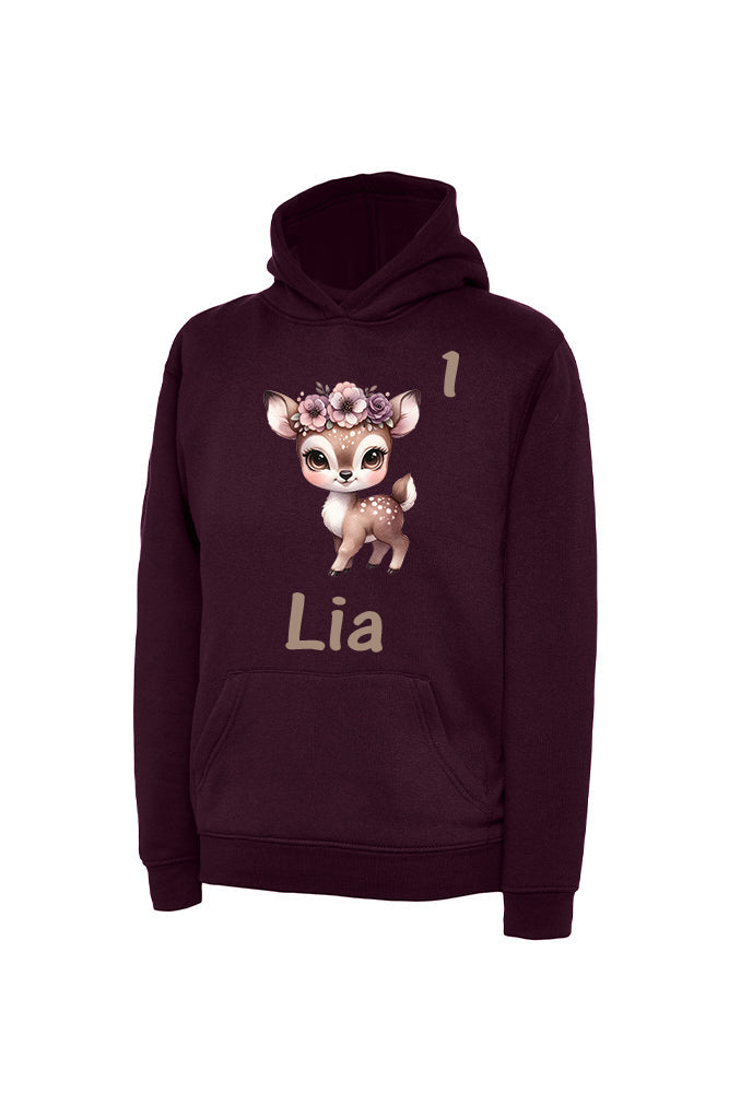 Kinderhoodie Mädchen - personalisierbar