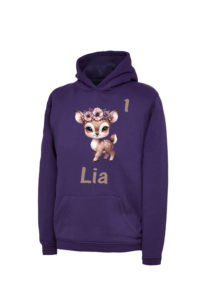 Kinderhoodie Mädchen - personalisierbar