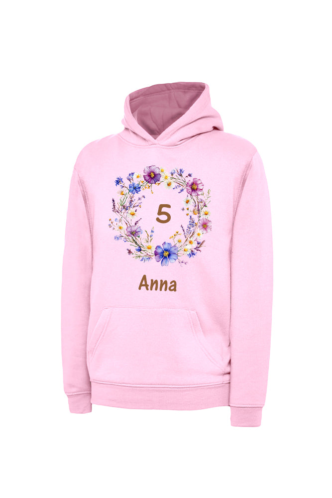 Kinderhoodie Mädchen - personalisierbar