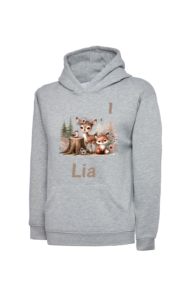 Kinderhoodie Mädchen - personalisierbar