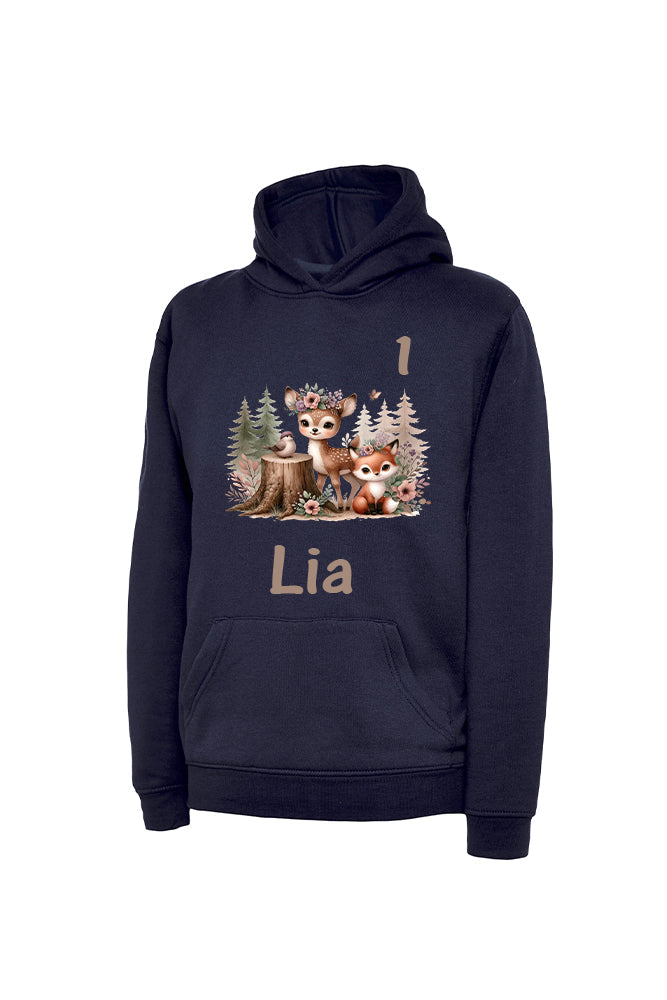 Kinderhoodie Mädchen - personalisierbar