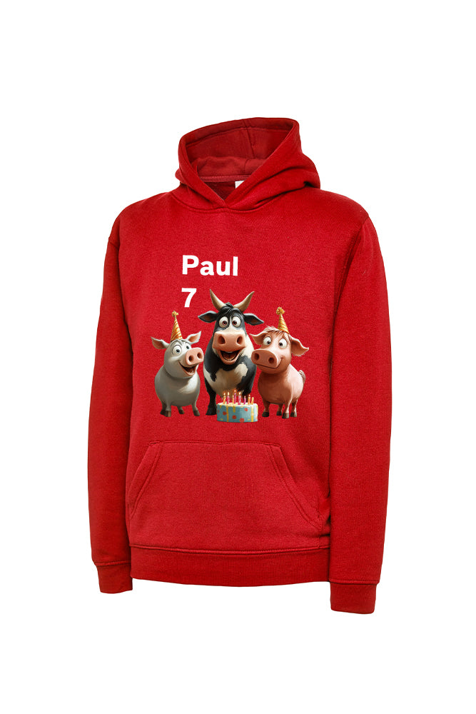 Kinderhoodie Mädchen und Jungen - personalisierbar