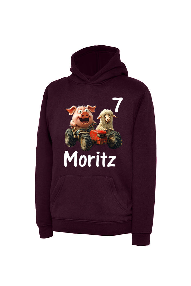 Kinderhoodie Mädchen und Jungen - personalisierbar