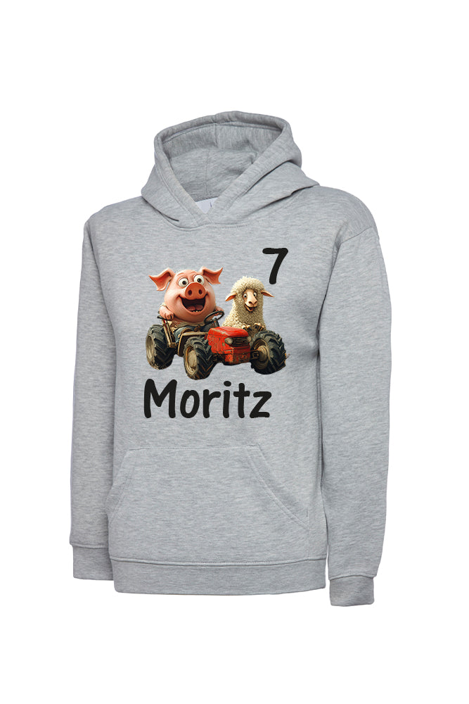 Kinderhoodie Mädchen und Jungen - personalisierbar