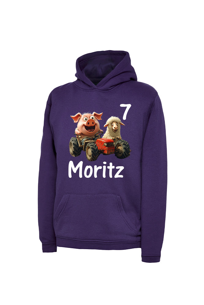 Kinderhoodie Mädchen und Jungen - personalisierbar