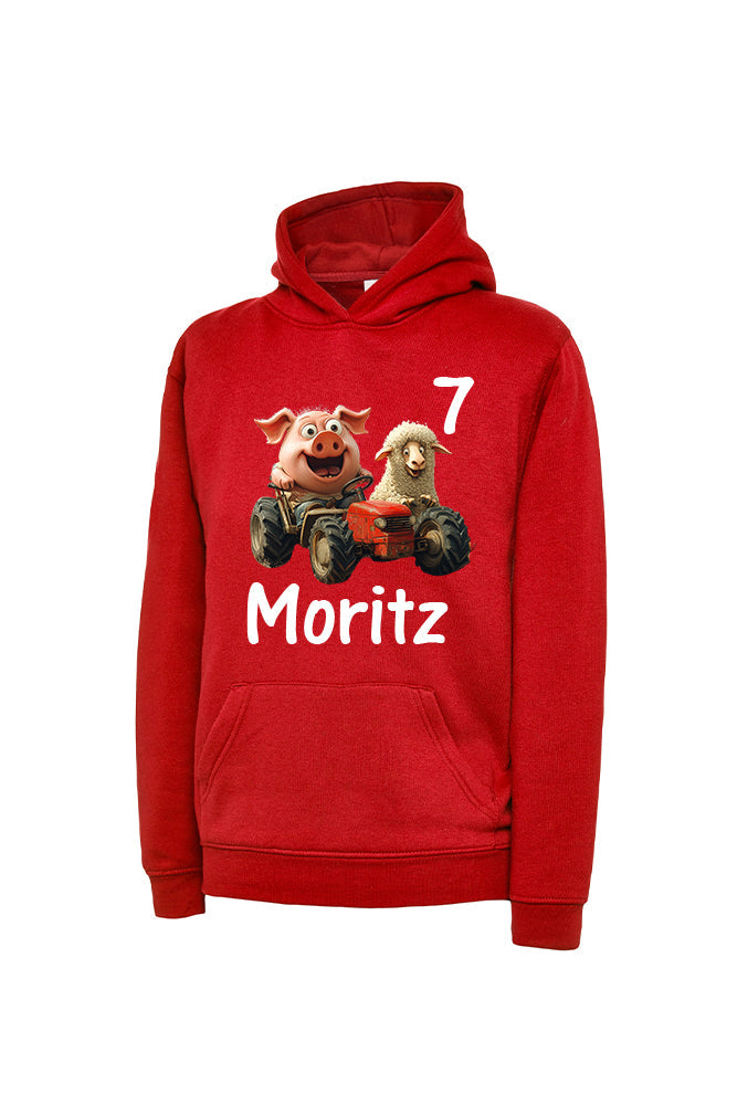 Kinderhoodie Mädchen und Jungen - personalisierbar