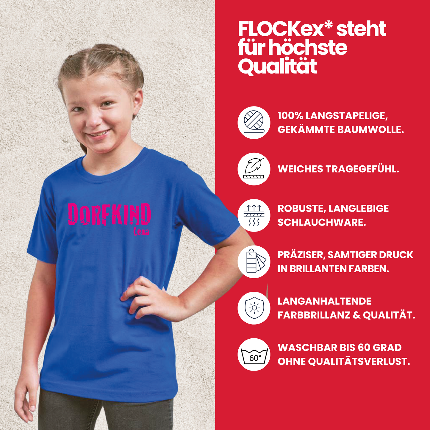 Kindershirt Mädchen und Jungen - personalisierbar