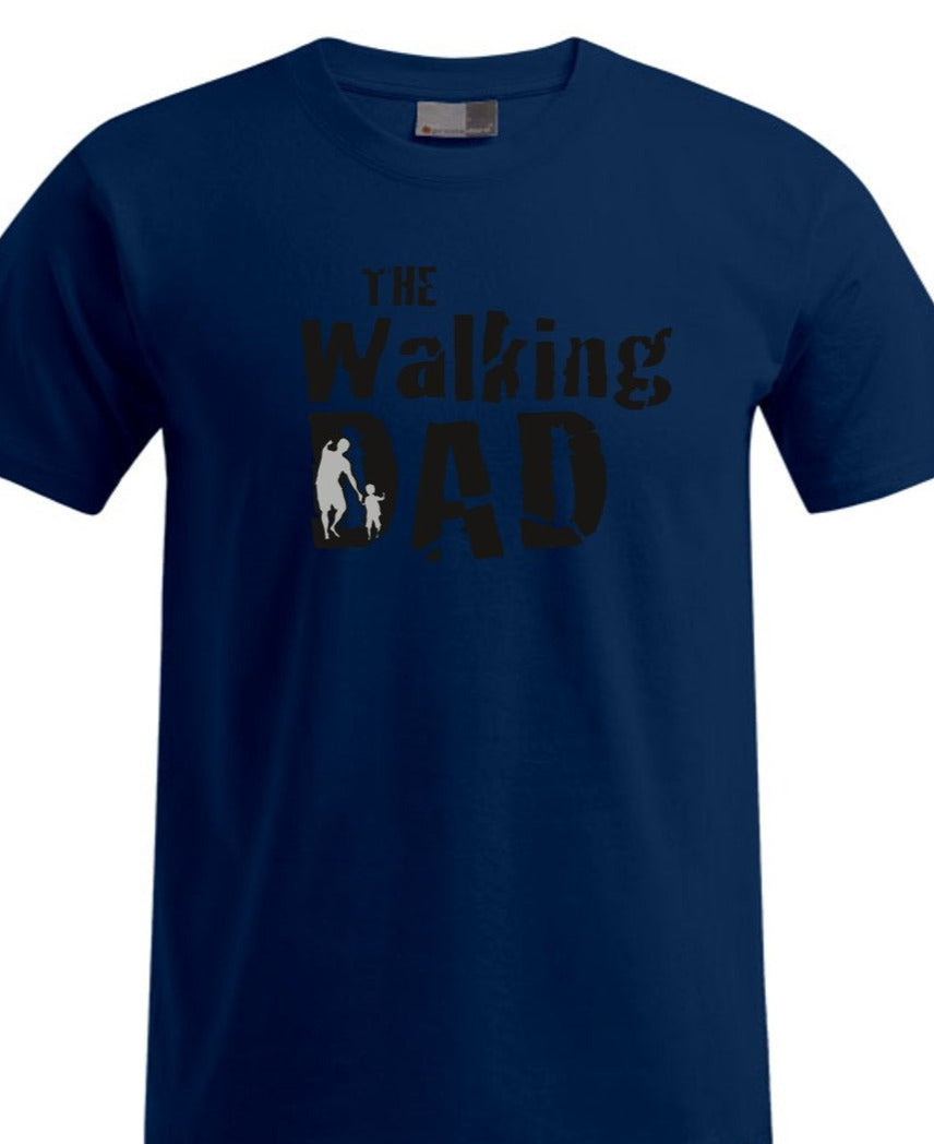 T-Shirt - The Walking Dad silber - carbon metallic