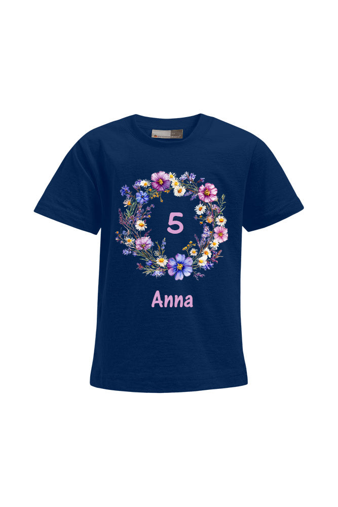 Kindershirt Mädchen - personalisierbar