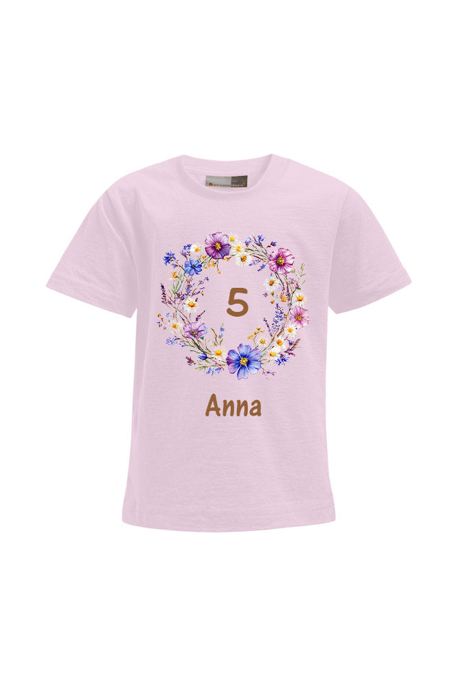 Kindershirt Mädchen - personalisierbar