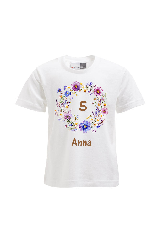 Kindershirt Mädchen - personalisierbar