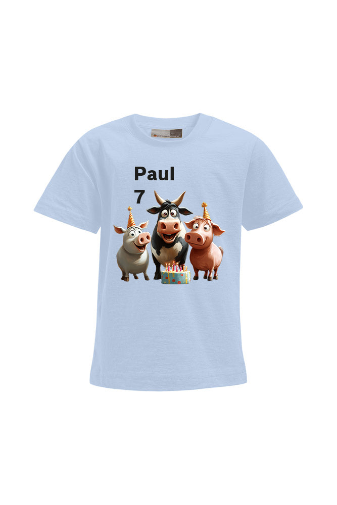 Kindershirt Mädchen und Jungen - personalisierbar