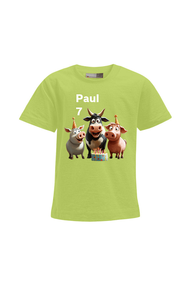 Kindershirt Mädchen und Jungen - personalisierbar