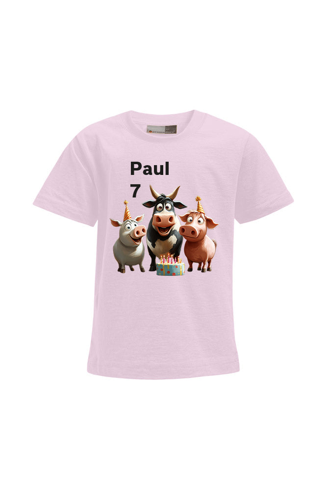 Kindershirt Mädchen und Jungen - personalisierbar