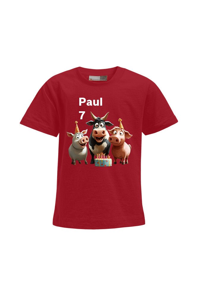 Kindershirt Mädchen und Jungen - personalisierbar