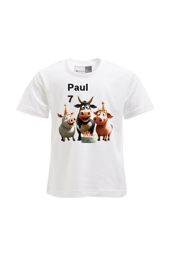 Kindershirt Mädchen und Jungen - personalisierbar