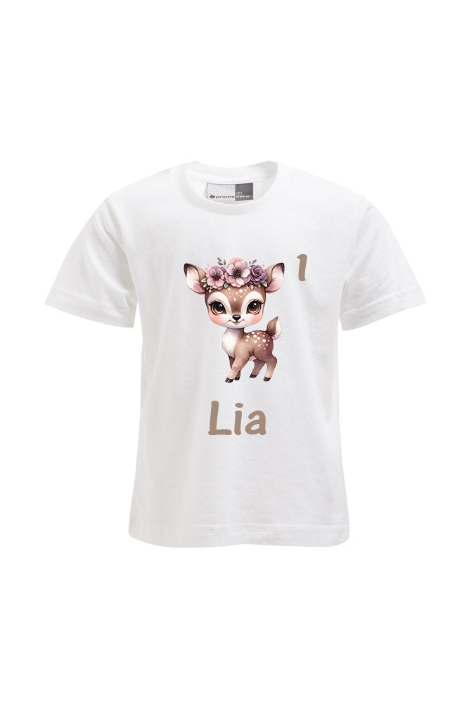 Kindershirt Mädchen - personalisierbar