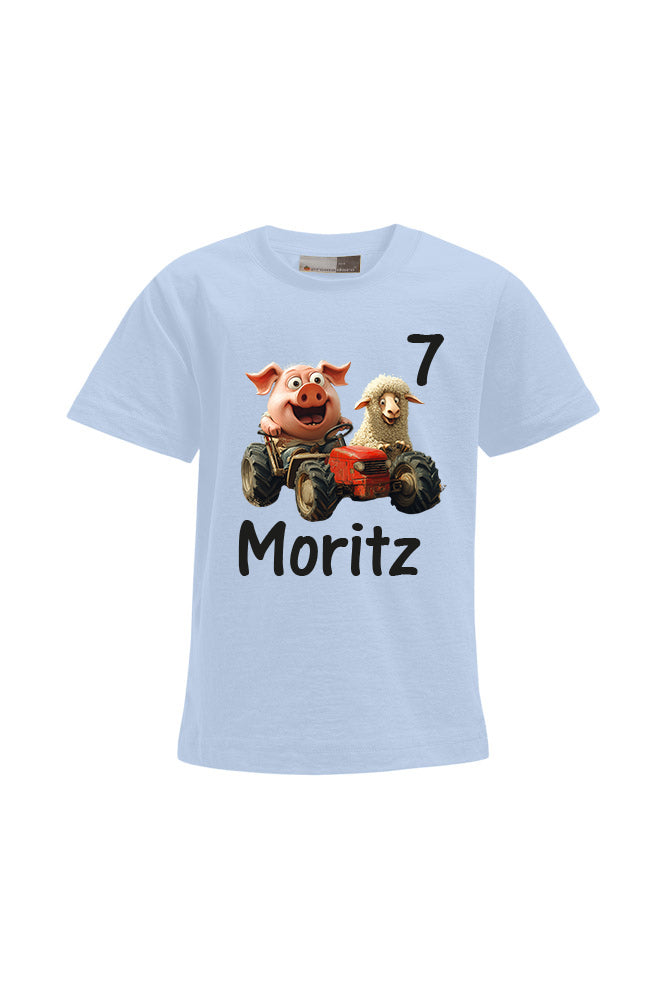 Kindershirt Mädchen und Jungen - personalisierbar