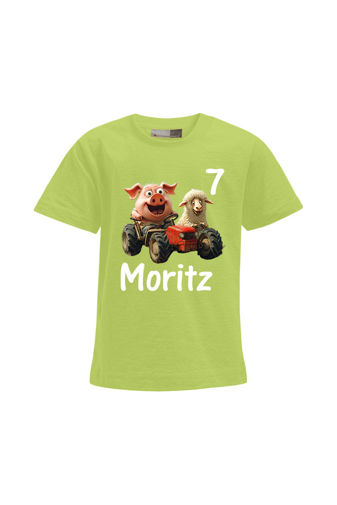 Kindershirt Mädchen und Jungen - personalisierbar