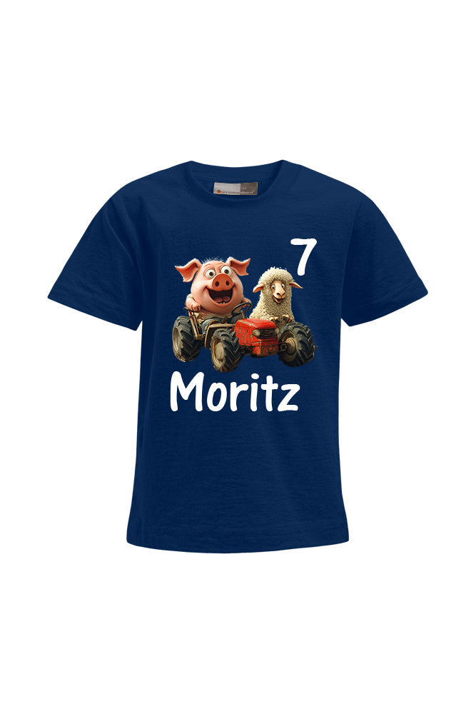 Kindershirt Mädchen und Jungen - personalisierbar