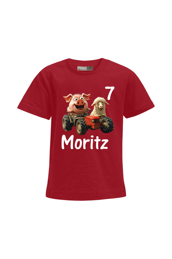 Kindershirt Mädchen und Jungen - personalisierbar