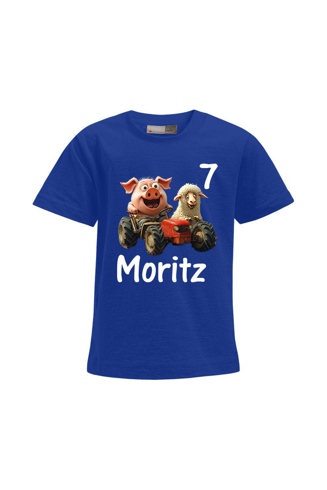 Kindershirt Mädchen und Jungen - personalisierbar
