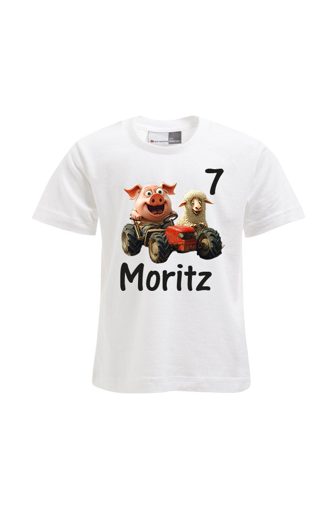 Kindershirt Mädchen und Jungen - personalisierbar